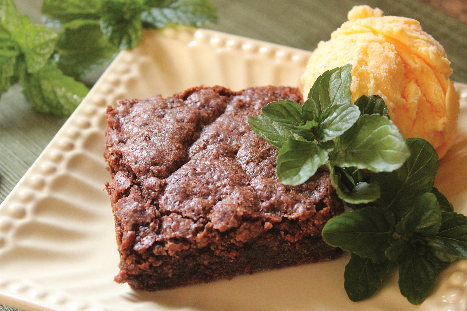 Chewy Chocolate Brownie Recipe - Grit